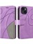 IPhone 15 Artı Kickstand Koruyucu Pu Deri Flip Folio Kılıf (Yurt Dışından) 2