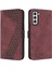 Samsung Galaxy S21 Kart Yuvaları Için Telefon Kılıfı Kapak Flip Folio Kickstand (Yurt Dışından) 1