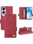 Oppo A60 4g Manyetik Karbon Fiber Deri Için Kılıf Folio Flip Case Tam (Yurt Dışından) 1
