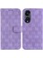Telefon Kılıfı Için Oppo Oppo 8t 5g Kickstand Çift 8 Kabartmalı Pu Deri Kart (Yurt Dışından) 1