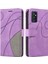 Samsung Galaxy M52 5g Iki Renkli Dikiş Kickstand Koruyucu Pu (Yurt Dışından) 1