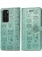 Huawei P40 Flip Kapak Için Kılıf Darbeye Deri Kılıf Karikatür Hayvanlar (Yurt Dışından) 1