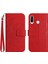 Kart ile Huawei P30 Lite Lüks Pu Deri Kabartmalı Ayçiçeği Için Kılıf (Yurt Dışından) 1