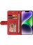 IPhone 15 Artı Kickstand Koruyucu Pu Deri Flip Folio Kılıf (Yurt Dışından) 4