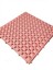 5 Adet 33X33X1,5 cm Ortopedik Plastik Yer Karosu, Geçkili Paspas, Islak Zemin Izgarası, Toz Pembe 2