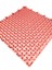 5 Adet 33X33X1,5 cm Ortopedik Plastik Yer Karosu, Geçkili Paspas, Islak Zemin Izgarası, Toz Pembe 3