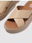 FitFlop F-MODE FW5 Hakiki Deri Krem Kadın Çapraz Bantlı Terlik 8