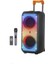 NDR-1095 Siyah Taşınabilir Büyük Boy Rgb Bluetooth Mikrofonlu Parti Hoparlör 1