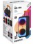 NDR-1095 Siyah Taşınabilir Büyük Boy Rgb Bluetooth Mikrofonlu Parti Hoparlör 3