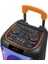 NDR-1095 Siyah Taşınabilir Büyük Boy Rgb Bluetooth Mikrofonlu Parti Hoparlör 4