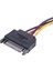 Sata Kasa HDD Dişi Erkek 4 Pin Power Molex Güç Kablosu 20 cm 3