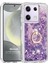 Xiaomi Redmi Note 13 Pro 5g Kılıf Glitter Liquid Holder Mor 1