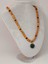 Anyolit Taşlı Rudraksha Tohum Kolye Dolama Bileklik 8mm (49736) 3