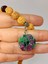 Anyolit Taşlı Rudraksha Tohum Kolye Dolama Bileklik 8mm (49736) 4