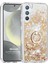 Samsung Galaxy S24 Kılıf Glitter Liquid Holder Gold 1