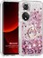 Huawei Nova 9 Kılıf Glitter Liquid Holder Pembe 1