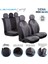 subaru Impreza Uyumlu Süet Oto Koltuk Kılıfı Ön Arka Set Füme Siena Serisi Scar 2