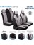 Fiat Egea Stw Uyumlu Süet Oto Koltuk Kılıfı Ön Arka Set Gri Siena Serisi Scar 2