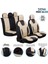 Subaru Tribeca Uyumlu Süet Oto Koltuk Kılıfı Ön Arka Set Bej Siena Serisi Scar 2