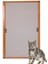 Kedi Tüllü Sabit Sök Tak Papuçlu Pencere (Max 70X130) Sinekliği Kahverengi, Özel Ölçü Verebilirsin 1
