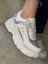 Günlük Kadın Spor Ayakkabı Yüksek Taban 6 cm Sneaker Siyah - Beyaz - Bej - Rugan - Süet 001 3