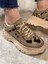 Günlük Kadın Spor Ayakkabı Yüksek Taban 6 cm Sneaker Siyah - Beyaz - Bej - Rugan - Süet 001 2