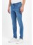 - Erkek Likralı Skinny Fit Denim Pantolon Açık Mavi 2