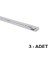 2350 Çelik Cetvel 50CM - 3 Adet 1
