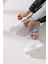 Günlük Kadın Spor Ayakkabı Yüksek Taban 6 cm Sneaker Siyah - Beyaz - Bej - Rugan - Süet 001 4