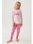 Barbie L1766-3 Kız Çocuk Uzun Kol Pijama Takımı 3