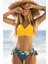 Modlive Yanlardan Bağlamalı Baskılı Bikini Altı Çok Renkli 1