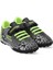 CRYSTAL Unisex Çocuk Halısaha Futbol Ayakkabısı Siyah / Yeşil 2