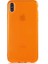 Apple iPhone Xs Max 6.5 Uyumlu Zore Mun Silikon-Turuncu 1