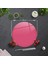 Düz Renk - Neon Pembe - somon | Cam Kesme Tahtası - Cam Kesme Tablası | Çap 32cm 2