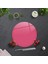 Düz Renk - Neon Pembe - somon | Cam Kesme Tahtası - Cam Kesme Tablası | Çap 32cm 3