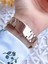Rose Gold Renk 3 Atm Suya Dayanıklı Çelik Kordon Özel Tasarım Kadın Kol Saati BF2994AWT 3