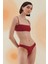 Yucca Burgundy Terry Askılı Atlet Bikini Takımı 2
