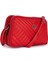 Kadın Günlük Çapraz Omuz Çantası GP.1327 - Kırmızı Kapitone 4