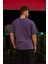 Erkek Bisiklet Yaka Düz Basic Baskısız Oversize Salas T-Shirt 2