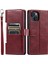 Iphone 14 Için Flip Case Artı 6 Kart Yuvaları Pu Deri Cüzdan Kickstand (Yurt Dışından) 1