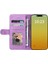 IPhone 15 Için Kılıf Pro Iki Renkli Dikiş Pu Deri Flip Folio Kılıf ile (Yurt Dışından) 3