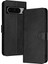 Google Piksel 8 Pro Saf Renk Kickstand Pu Deri ile Flip Case (Yurt Dışından) 1