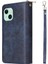Iphone 15 Artı Cüzdan Durumda 9 Kart Yuvaları ile Fermuar Cep Flip (Yurt Dışından) 5