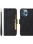 Iphone 15 Için Kılıf Pro Tpu Deri Manyetik Kart Yuvaları Cüzdan Kapak Çevirin (Yurt Dışından) 1