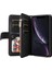 IPhone Xr Iki Renkli Dikiş Fermuar Cüzdan Tarzı Kickstand ile Kılıf (Yurt Dışından) 4