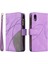 IPhone Xr Iki Renkli Dikiş Fermuar Cüzdan Tarzı Kickstand ile Kılıf (Yurt Dışından) 1