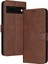 Kart ile Toka ile Google Piksel 8A Saf Renk Kickstand Için Flip Case (Yurt Dışından) 1