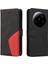 Kart Yuvası Standı Pu Flip ile Xiaomi 13 Ultra Iki Renkli Dikiş Için Kılıf (Yurt Dışından) 1
