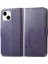 Iphone 15 Için Kılıf Deri Kılıf Zarif Iş Kısa Kayış Dört Yaprak (Yurt Dışından) 1