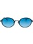 Carbone C3 50 Unisex Oval Füme Metal Güneş Gözlüğü 2